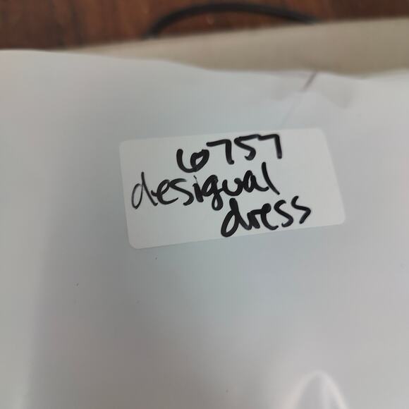 Desigual Sally Shift Dress Womens Medium White‎ Circle Print Mini Sleeveless - Picture 12 of 12